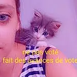 Hair, Head, Peau, Chat, Shoulder, Yeux, Carnivore, Neck, Human Body, Felidae, Sleeve, Eyelash, Gesture, Iris, Rose, Finger, Small To Medium-sized Cats, Faon, Nail, Moustaches